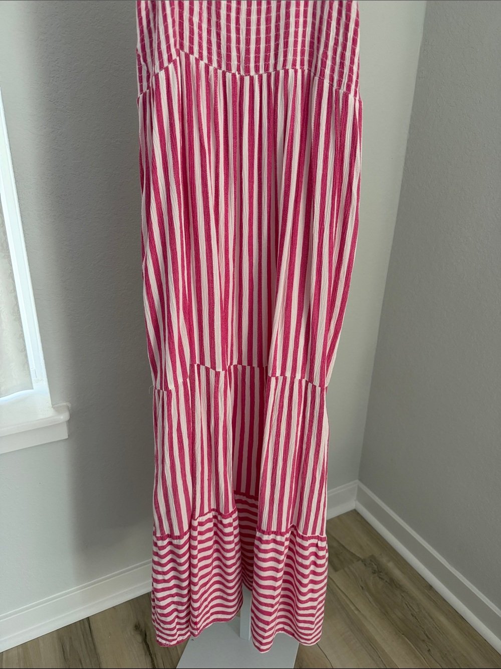 Raviya Pink and White Striped Maxi Dress - Picture 3 of 7